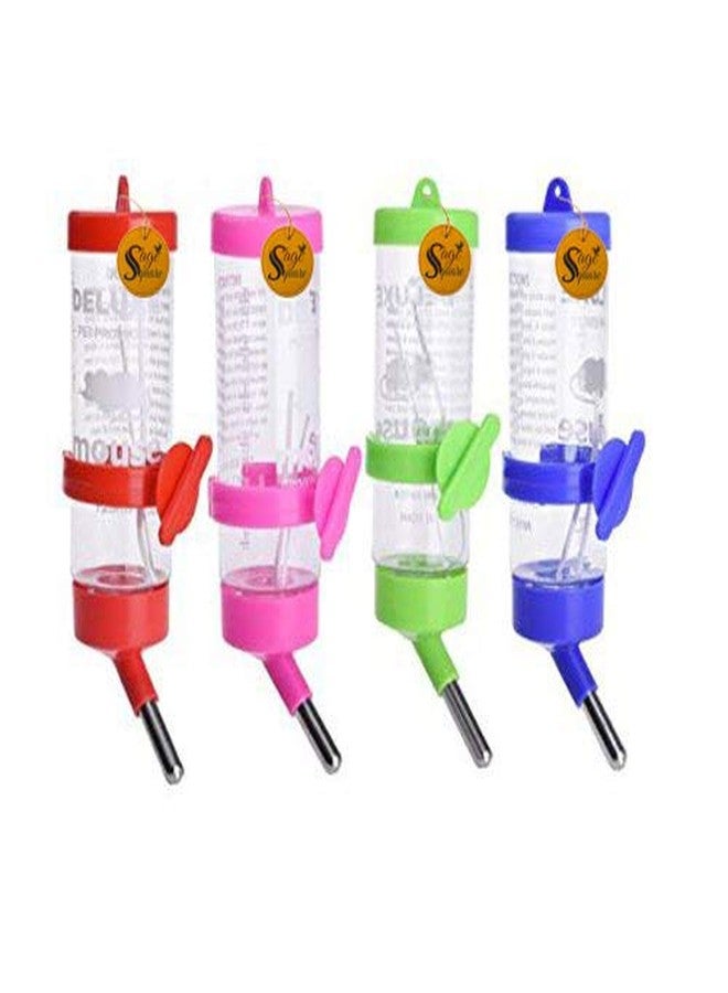 سايج سكوير زجاجة ماء مربعة من سيج سعة 125 مل مانعة للتسرب مع ملحق للهامستر/القزم/الجرذان/الفئران/خنزير غينيا/النمس/الأرنب (لون عشوائي) - Image 4